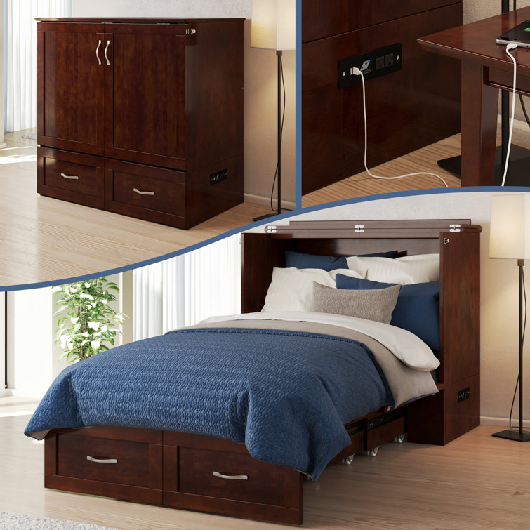 Audet queen outlet murphy bed